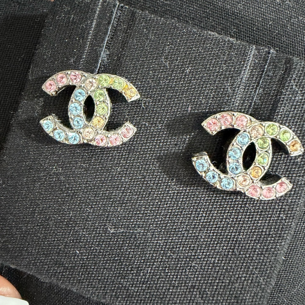 Authentic Multicolored Chanel earrings